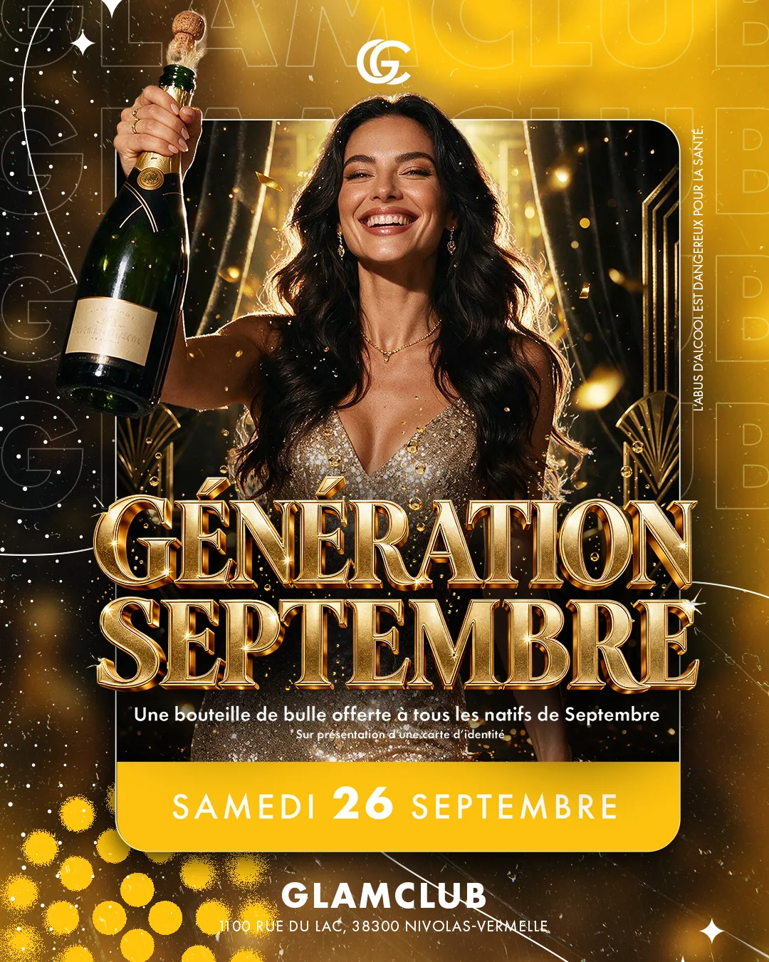 Affiche de la soirée GÉNÉRATION SEPTEMBRE 🥂