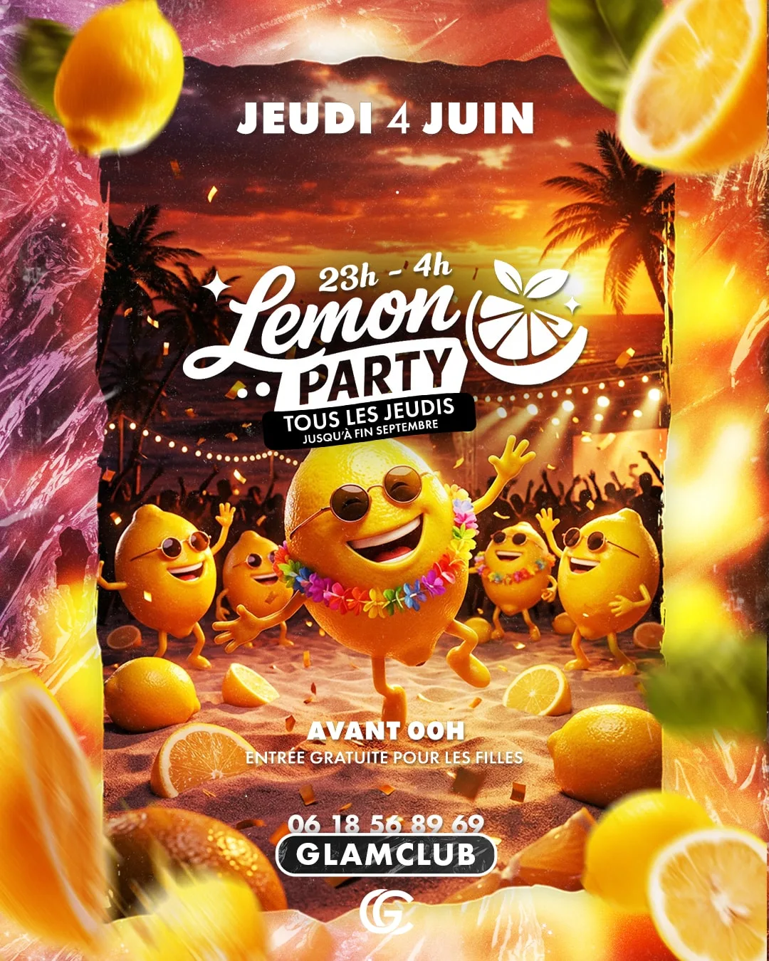 Affiche de la soirée Lemon Party