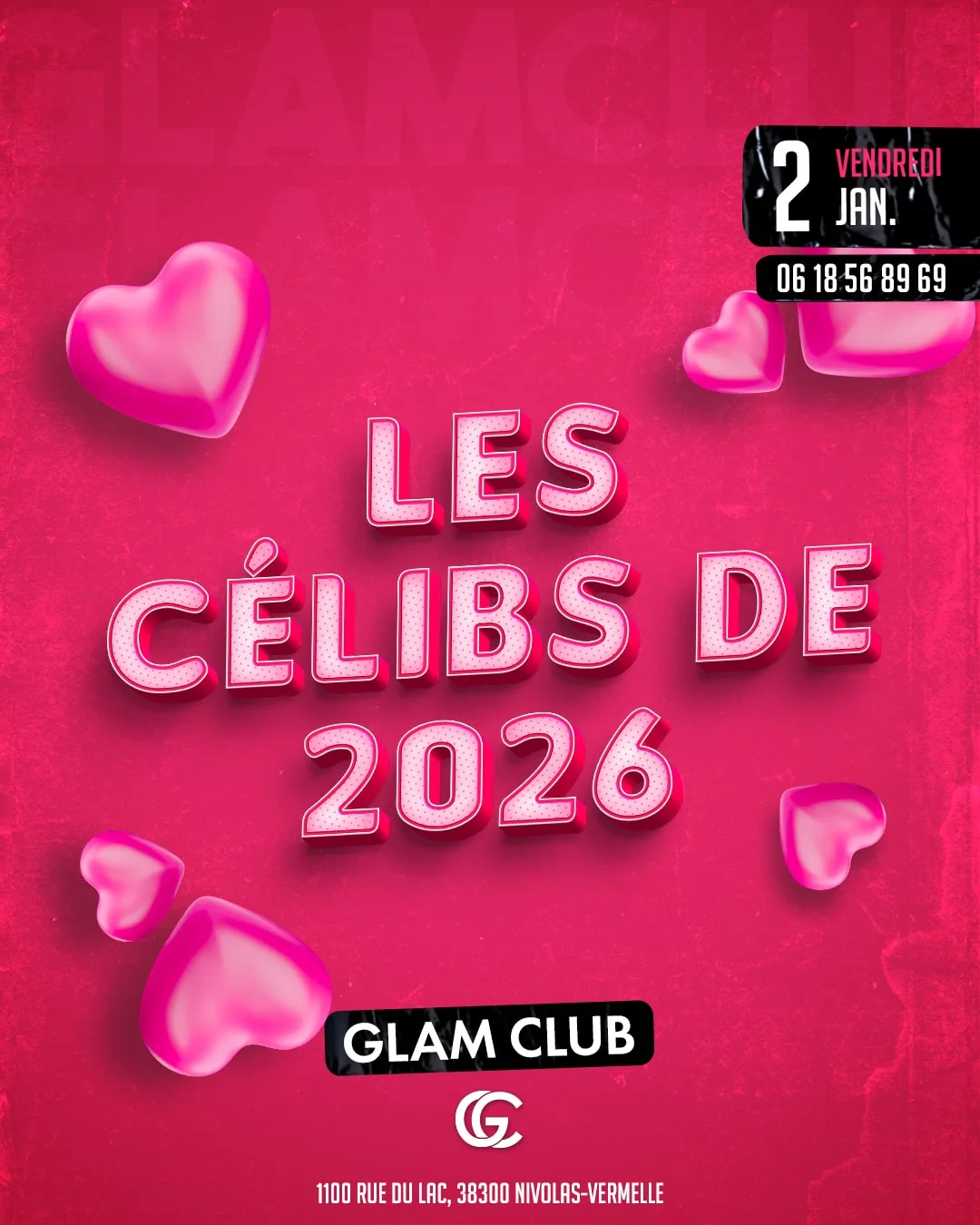 Affiche de la soirée Les Célibs de 2026
