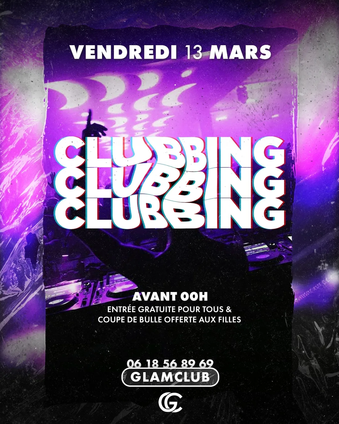 Affiche de la soirée Clubbing
