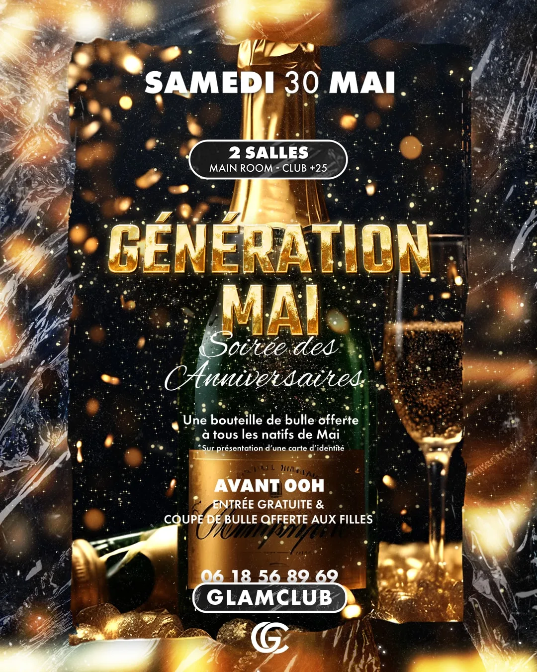 Affiche de la soirée Génération Mai