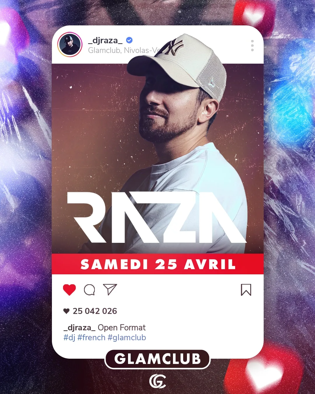 Affiche de la soirée Raza