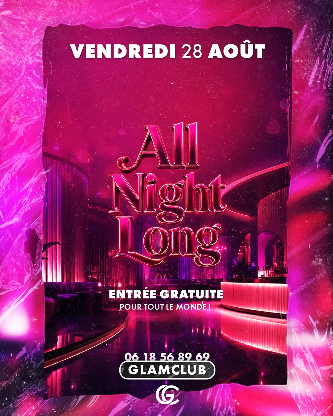 Affiche de la soirée ALL NIGHT LONG 🪩