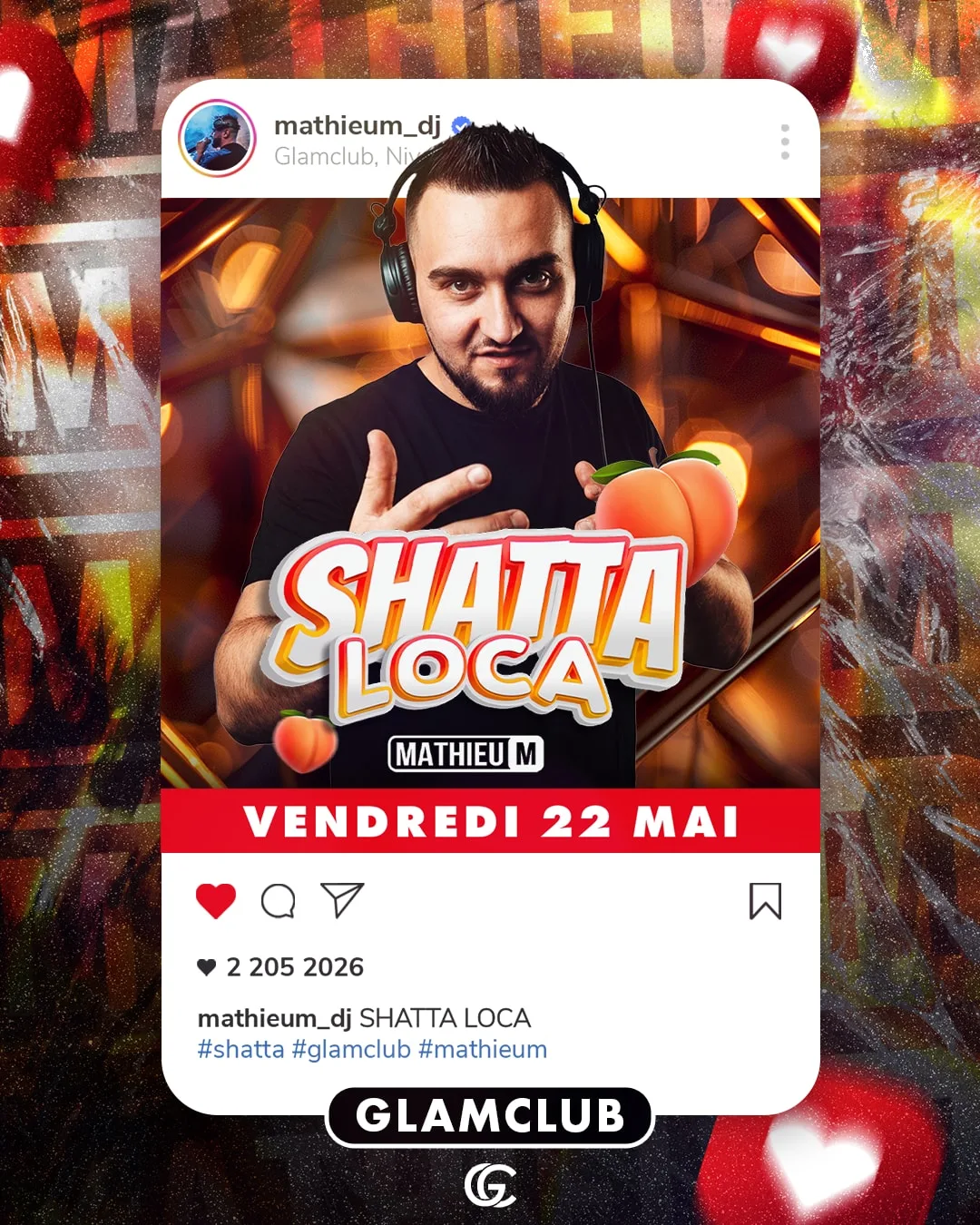 Affiche de la soirée Shatta Loca