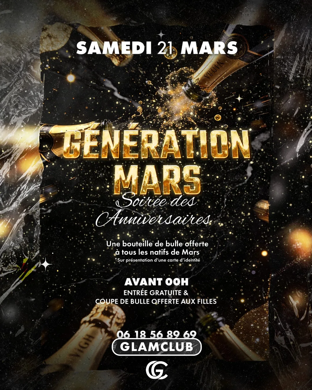 Affiche de la soirée Génération Mars