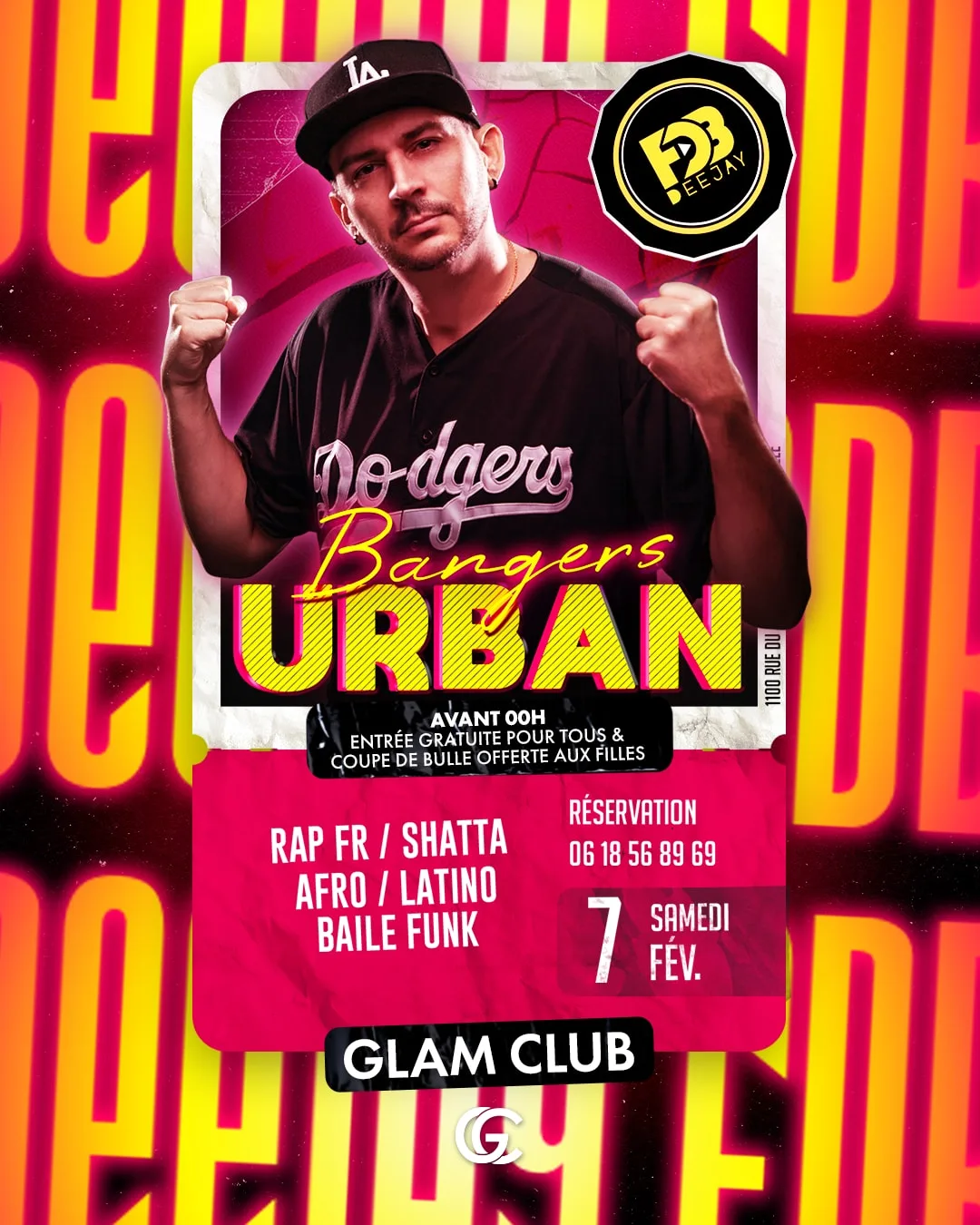 Affiche de la soirée Bangers Urban