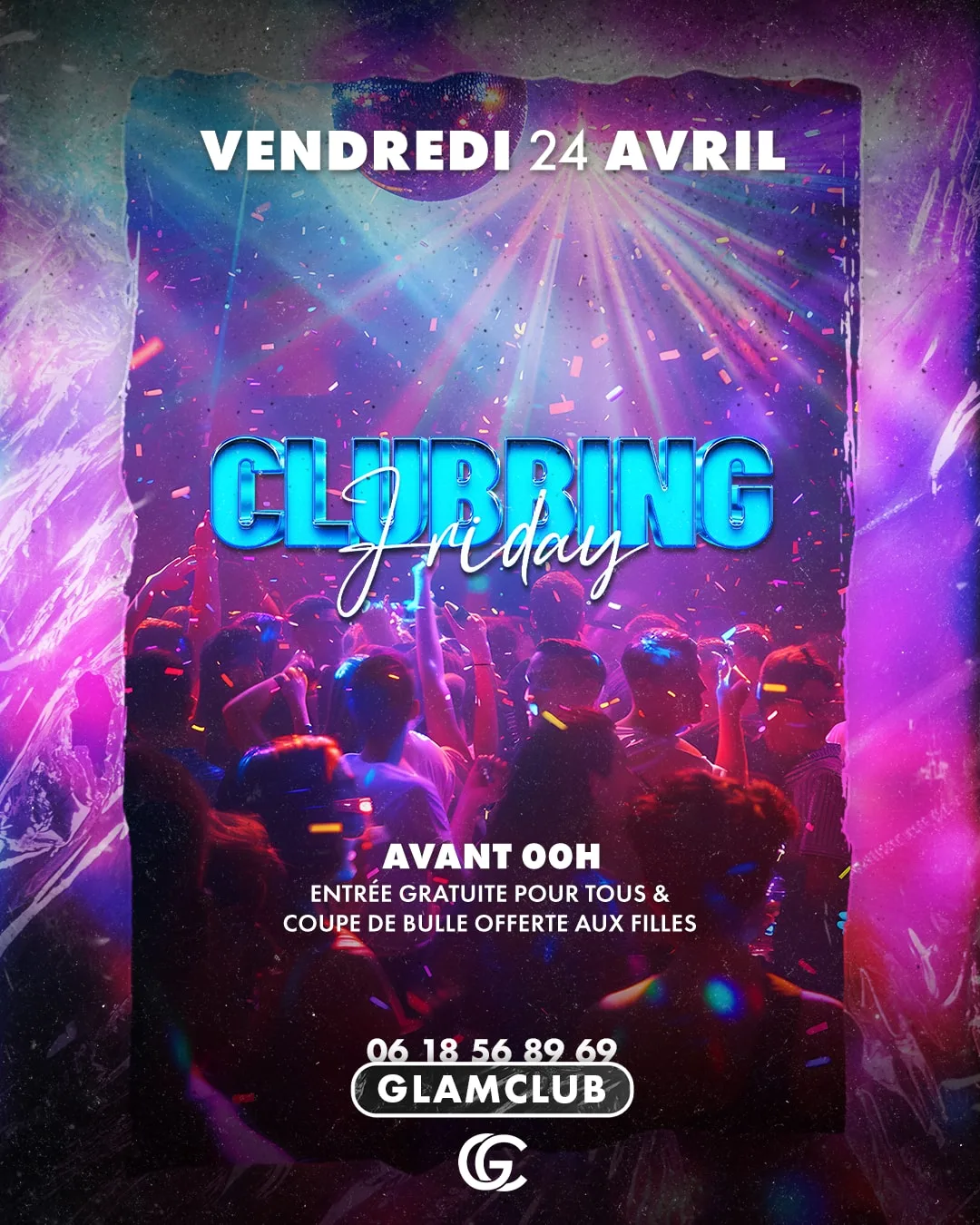 Affiche de la soirée Clubbing Friday