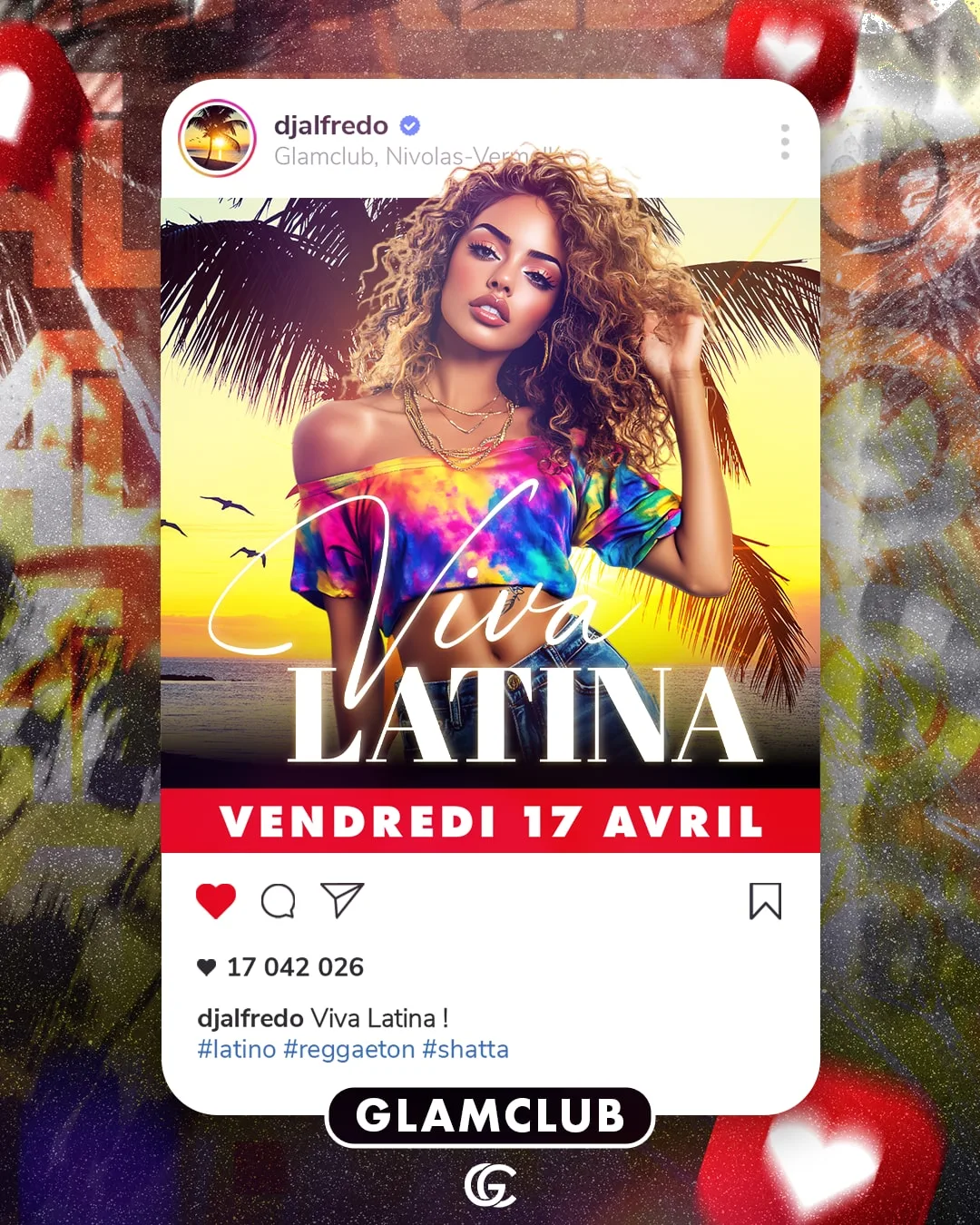 Affiche de la soirée Viva Latina