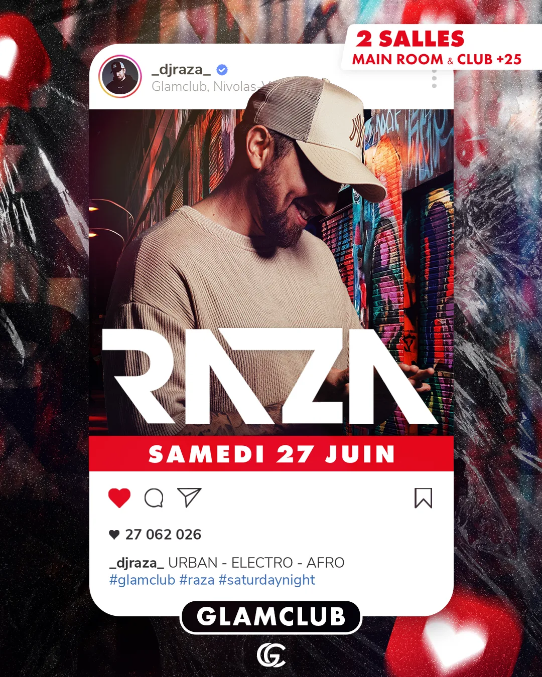 Affiche de la soirée RAZA 🔥