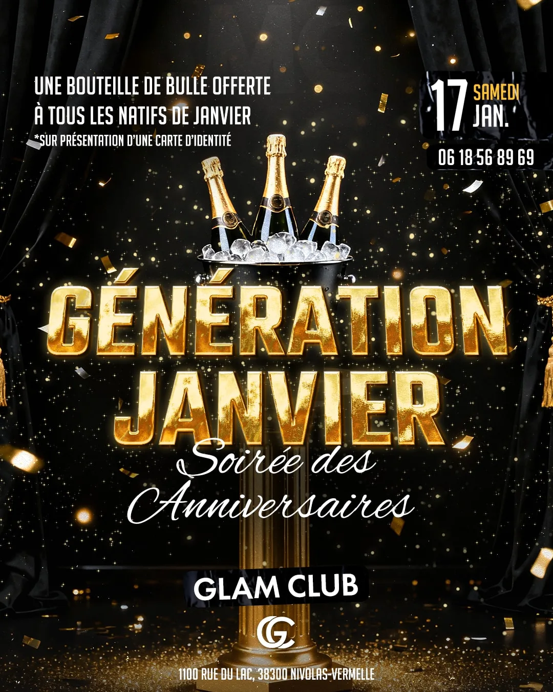 Affiche de la soirée Génération Janvier