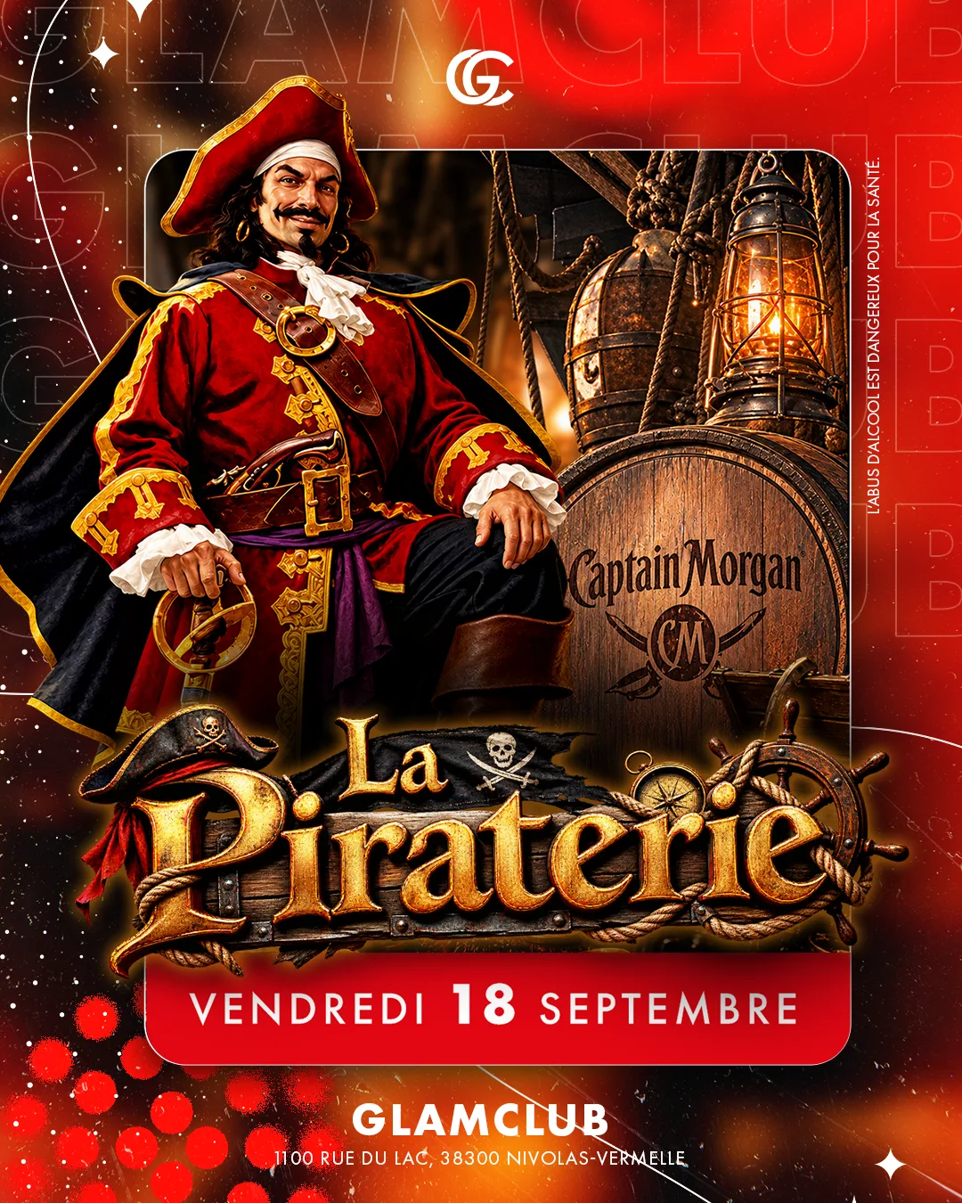 Affiche de la soirée LA PIRATERIE 🏴☠️