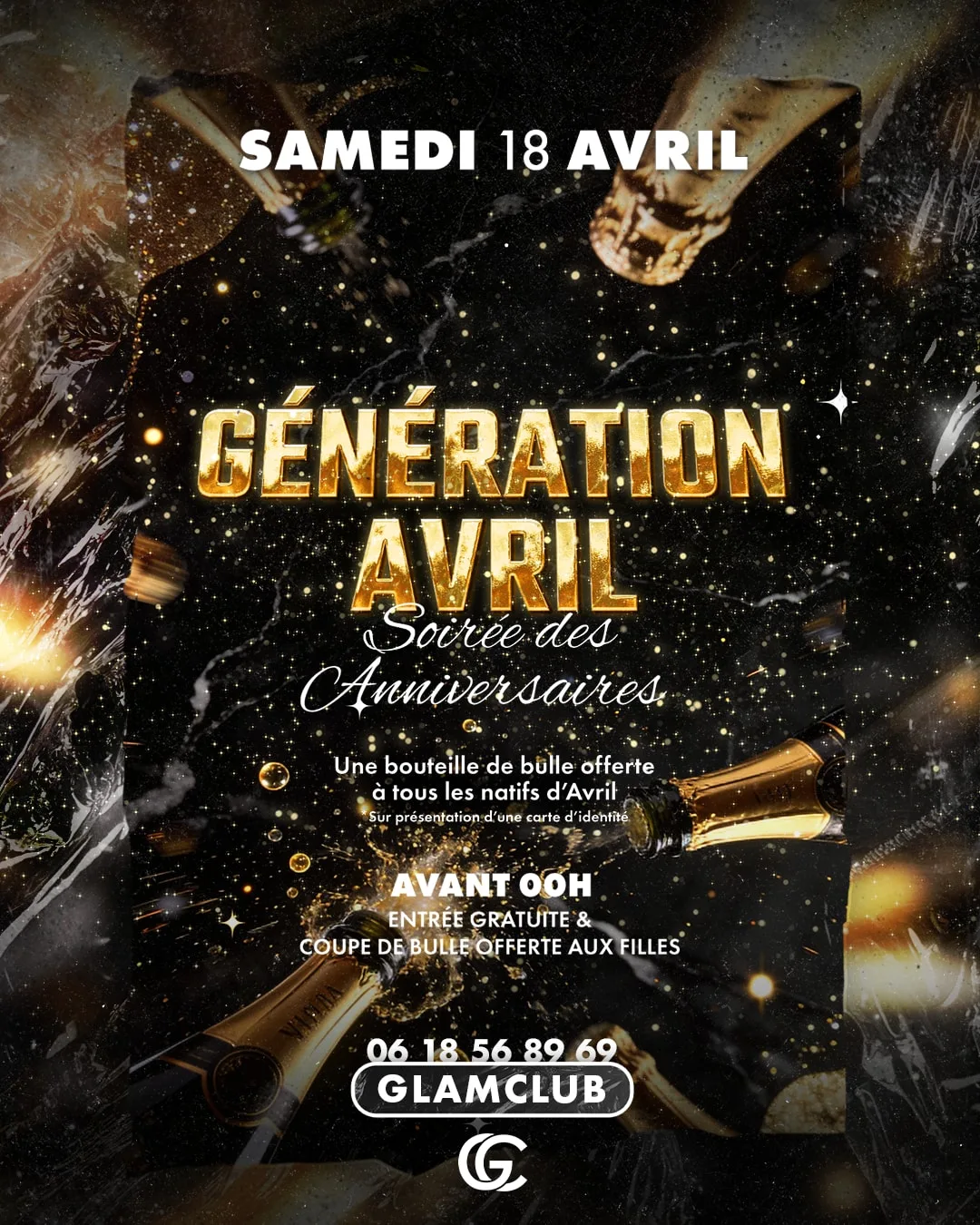 Affiche de la soirée Génération Avril