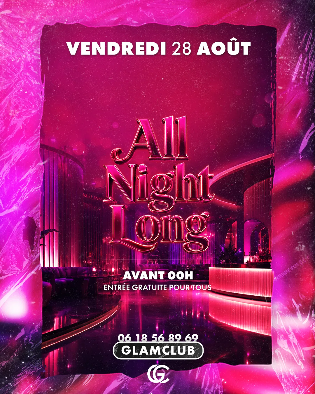 Affiche de la soirée ALL NIGHT LONG 🪩